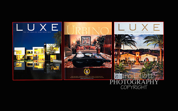 Publications of Luxe Magazine with my images